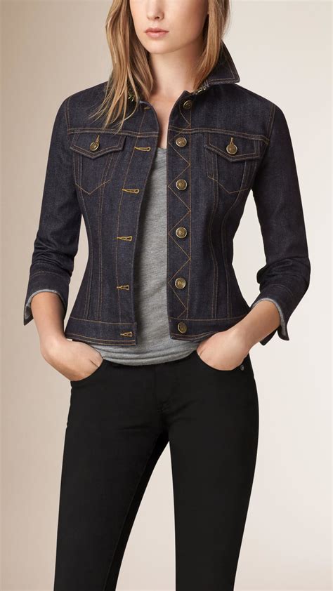 burberry denim jacket women